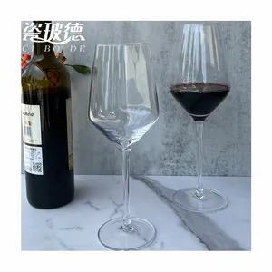 Luxus Weinglas benutzer definierte Logo Geschenkset Hochzeiten Partys Weingläser Flöte Kristall Glas Wein