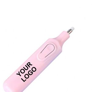 Gomme électrique rotative de précision Ys243 personnalisée avec logo scolaire, pointe en caoutchouc et recharge pour enfants - Product Image 1