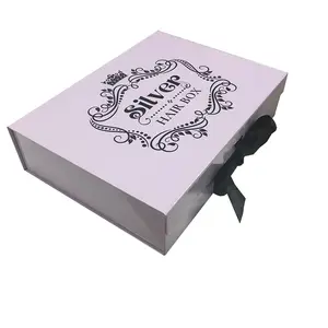 HENGXING Design Kristall verpackung Magnet box mit Band druck Logo Geschenk box
