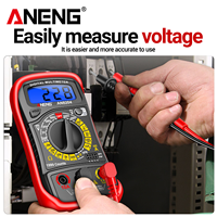 Multimètre numérique intelligent 4 chiffres AN8204 avec fonctions HFE, Triode, Diode, NCV, Buzzer de tension et testeur anti-brûlure 600V AC/DC