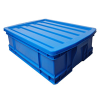 Caisse/boîte en plastique industrielle résistante de haute qualité pour des entrepôts boîte empilable recyclable empilable