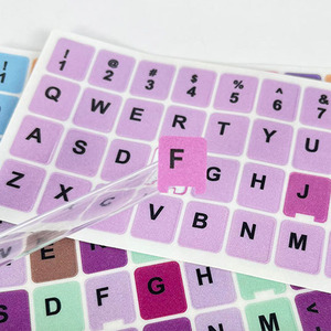 Pegatinas de Letras <span class=keywords><strong>para</strong></span> Teclado al por Mayor/Personalizadas, Pegatinas <span class=keywords><strong>para</strong></span> Teclado de Portátil en Inglés/Ruso/Francés/Alemán - Product Image 6