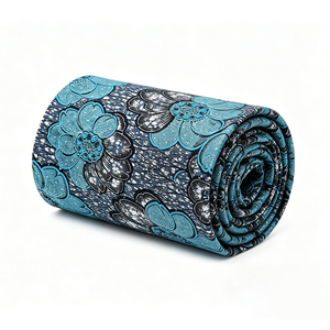 Artículos en Stock: Tela Africana de Alta Gama con Estampado Kente, Cera Brillante Súper Dorada y Caída Suave para Trajes de <span class=keywords><strong>Gala</strong></span> - Product Image 5