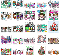 Transferts sérigraphiques monochromes, autocollants thermocollants, transferts sérigraphiques en gros, transferts DTF médicaux
