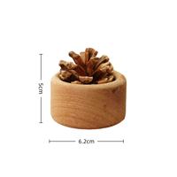 Petites bâtonnets diffuseurs en bois d'ébène pour usage domestique intérieur ; Ornement en pierre diffuseur d'huiles essentielles sans parfum ; Arôme pour chambre à coucher