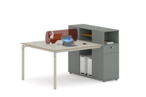 สถานีงานแบบเปิดโล่งสไตล์มินิมอล, โต๊ะทำ<span class=keywords><strong>งาน</strong></span>สำหรับพนัก<span class=keywords><strong>งาน</strong></span>หลายคน, หน้าโต๊ะกันน้ำเรียบเนียน, ทำความสะอาดและดูแลรักษาง่าย - Product Image 4