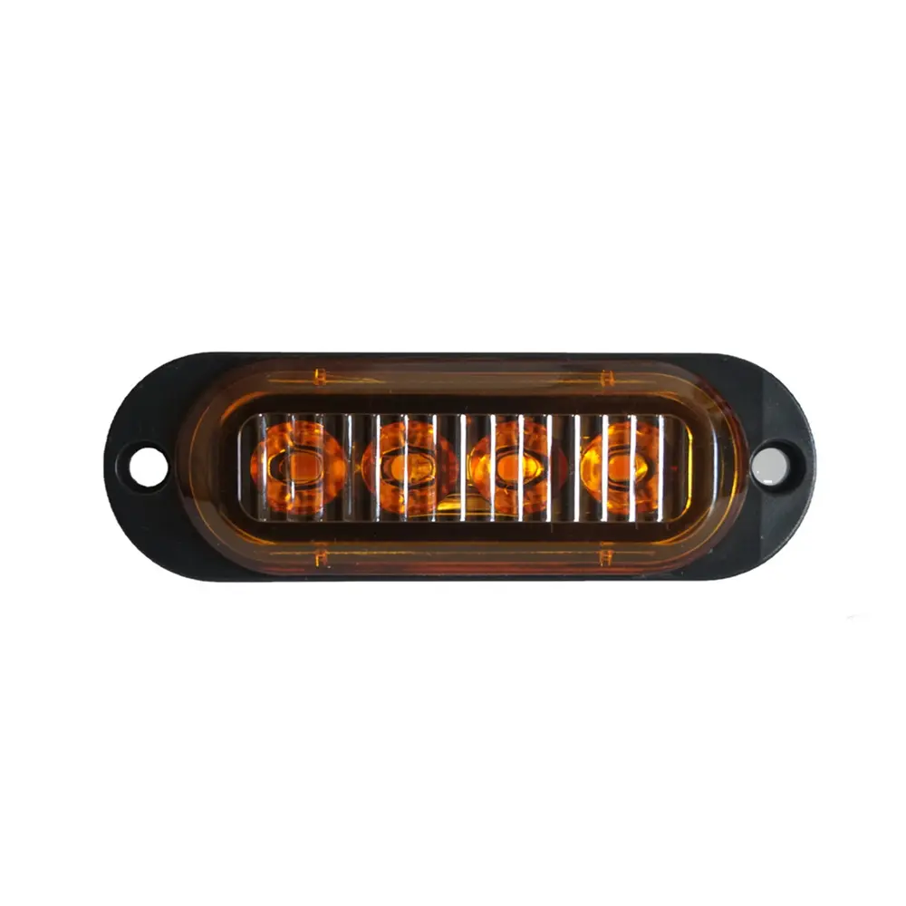 Segnale elettronico 4LED 12-24V indicatore solare Led indicatore luminoso laterale per rimorchio camion