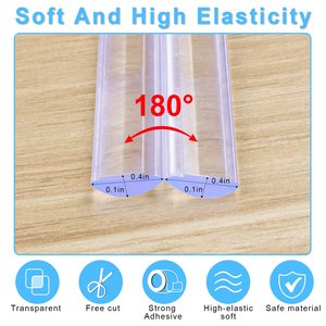 Nhà Máy Bán Buôn Giá Góc Bảo Vệ Bé Chống Rõ Ràng Tùy Chỉnh Chiều Dài Đồ Nội Thất Cạnh An Toàn Cản Mềm Pre Dán Dính - Product Image 4