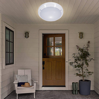 Plafonnier led circulaire moderne avec capteur de micro-ondes, conforme à la norme IP65, montage en surface, idéal pour un entrepôt, un bureau ou un hôtel, E27