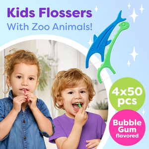 Palitos de Fio Dental para Crianças com Tema de Animais do Zoológico, Diferentes Tipos de Fio Dental para Cuidado Oral Divertido - Product Image 4
