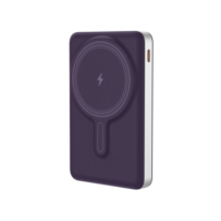 SC-F53-2 de charge rapide 20W PD magnétique sans fil 10000 mAh Type-C Power Delivery coque en cuir affichage du tableau de bord Power Bank