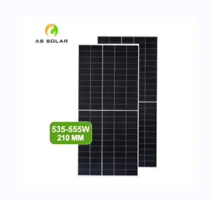 210 mm China Fornecedor painéis solares 535W 540W 550W módulo solar