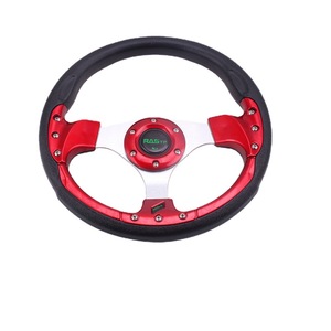 Volant de course Ras Tp Racing 13 pouces en PU, 3 branches, pour voiture et karting - Product Image 2
