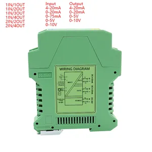 マルチチャンネル4-20mA ~ 0-10V信号出力電流/電圧入力分配信号アイソレーター