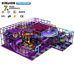 Sân chơi mê cung lớn trung tâm vui chơi trẻ em phiêu lưu mềm, sân chơi trong nhà, xe lửa, khối xây dựng, thiết bị chơi mềm - Product Image 1