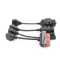 8 groupes manchon de fil de chariot OBD vieille voiture conversion faisceau de câbles de voiture pour TCS camion câble obd câbles OBD