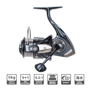 TSURINOYA-carrete de pesca giratorio ultraligero, de fundición larga, <span class=keywords><strong>RANGER</strong></span> 2000, 3000, 4000, 6kg de arrastre, carrete profundo versátil, para agua salada - Product Image 2