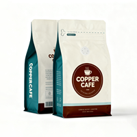 Échantillon gratuit, sachets en aluminium recyclable imprimés en gravure personnalisés, avec valve, fermeture éclair refermable, 250g, 500g, 12oz, 16oz, 1lb, 2lb
