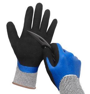 Chemical Resistant <strong>Nitrile</strong> <strong>Gloves</strong> Anti-cut Heavy Duty <strong>Gloves</strong> Men ANSI A4 Cut Proof <strong>Gloves</strong> Construction Industry Work - Product Image 1