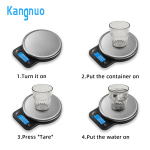 Balance de cuisine numérique à affichage LCD, en acier inoxydable, très vendue, pour peser les aliments - Product Image 3