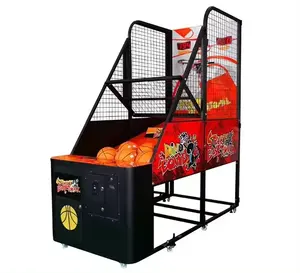 Meistverkaufte bunte münzbetriebene automatische basketball-Spiel-Schießmaschine Indoor-Arcade-Spiel für Kinder