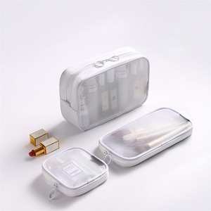 Waterproof Nylon Mesh Cosmetic <strong>Bag</strong> Custom Logo <strong>Small</strong> Large Travel Kits Makeup <strong>Bags</strong> Beauty Case Makeup Pouch <strong>Toiletry</strong> <strong>Bag</strong> - Product Image 4