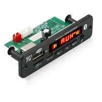 DC 12V/18V 5.0 Papan Dekoding MP3 40W Amplifier Audio DIY Pemutar MP3 Modul Radio FM Mobil TF 3.5Mm Kartu Nirkabel Mikrofon