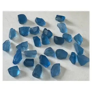 Schweizer blauer Topas grobe Steine, hochwertig, Facetten grad