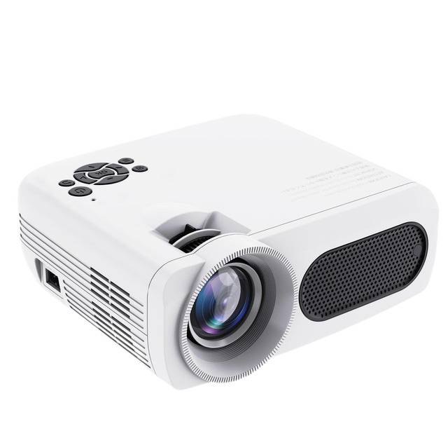 Factory Price Mini C06 1080p Smart Android 9.0 Quad Core Mobile Phone 4K Projector for Home Theater Outdoor Meeting