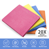 Chiffon à vaisselle suédois écologique Éponge en cellulose réutilisable Éponge biodégradable Chiffon de nettoyage de cuisine
