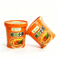 Mie Instan Vegan Rasa Pedas Chongqing OEM ODM Label Pribadi Berbasis Nabati Rasa Minyak Cabai Makanan Cepat Saji