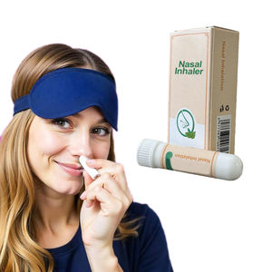 Aceites esenciales para plantas de inhalación de senos nasales, barra de inhalador nasal para Energía, estrés, descongestión y alivio del frío o alergias - Product Image 1