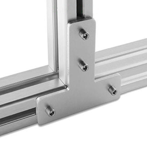 Profilé en aluminium industriel L T V Connecteurs de plaques extérieures en forme de I Plaques de connexion externes pour les supports de trous en acier de la série 30 - Product Image 4