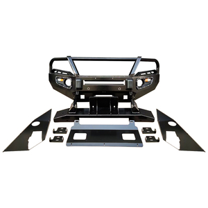 บั๊มเปอร์เหล็กด้านหน้ารถบาร์พร้อมตัวยึดสกรูผิวเงาสูงสำหรับ Mitsubishi Triton MR 2019 + - Product Image 4