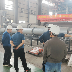 Four rotatif à clinker avec boîte de vitesses et moteur pour la ligne de production de calcination de la poudre de bauxite et de kaolin - Product Image 1