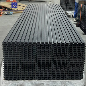 Ngoài trời không thấm nước vườn <span class=keywords><strong>WPC</strong></span> tấm Tường gỗ trang trí nội thất nhựa cho biệt thự căn hộ bên ngoài ốp rãnh bên ngoài siding tường - Product Image 1