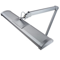Lampe de table pliable à LED 9506LED CCT 30W professionnelle pour bureau et studio, avec bras articulé et couvercle en aluminium