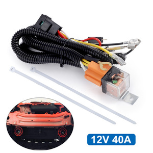 Kit de cableado de relé de bocina de 12V para mejora de coches y camiones con portafusibles y abrazaderas - Product Image 2