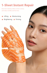 Masque Hydrogel <span class=keywords><strong>Bio</strong></span>-collagène <span class=keywords><strong>matcha</strong></span> Anti-rides visage raffermissant hydratant pendant la nuit feuille de collagène blanc masque facial transparent - Product Image 4