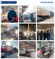 Nouvelle Chaudière à Vapeur Industrielle Horizontale de 2000 kW, 1000 kg, 6 Tonnes, au Gaz Naturel Liquéfié/GNL, à Contrôle Automatique et Haute Sécurité