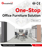 Bureaux de réunion modernes Greatway LIG-CTA-A2, garantie de sécurité, design minimaliste moderne, capacité de charge multi-personnes, bureaux de bureau modernes