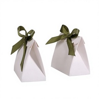 Dankeschön-Partygeschenke Umweltfreundliche Recycelbare Mini-Geschenkboxen Süßigkeiten-Kunstpapier Schleifenband Lebensmittelsichere Einlage für Snacks Hochzeiten