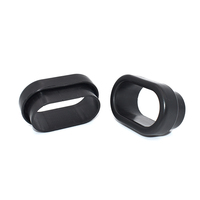 Maß gefertigte Kunststoff injektion produkte Kunststoff teile Formen Hersteller PP/Nylon/PE/PA/ABS Kunststoff-Rechteck ringe