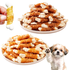 Snack IFS per <span class=keywords><strong>Cani</strong></span> a Forma di Manubrio con Pollo, Anatra e Proteine del Latte - Snack Dentali Senza Pelle di Cuoio per <span class=keywords><strong>Razze</strong></span> Medie e Grandi - Product Image 2