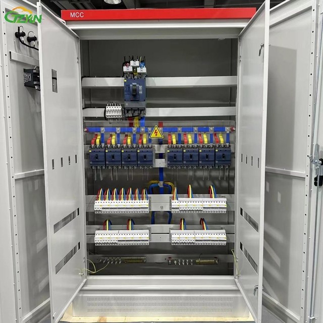 Complete Set Steel Switchboard IP55 Power Distribution Cabinet Hybrid Lock Customizable Size Industrial Workshop 220-480V