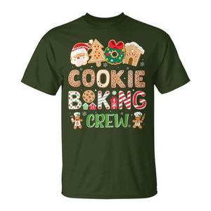 T-shirt natalizia coordinata per la famiglia di Cookie Baking Crew, per regali natalizi - Product Image 1