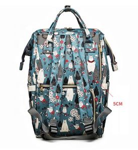 <span class=keywords><strong>2020</strong></span> d'ours de bande dessinée Imperméable À L'eau <span class=keywords><strong>Momie</strong></span> Maternité Sac À Langer mère sac à dos à couches - Product Image 6