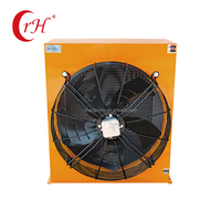 Refroidisseur d'huile industriel à air refroidi à haut débit pour machines de construction, pétrochimie et gaz, 300L, 24V, avec ventilateur et échangeur de chaleur