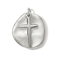 Breloques en acier inoxydable pour la fabrication de bijoux DIY, assortiment de pendentifs croix, étoile, fraise, cacahuète, papillon, hypoallergéniques, en vrac