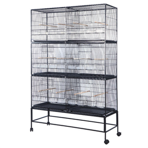 Hoge kwaliteit, goed verkopende groothandel drielaagse extra grote volière, papegaaienkooi, kweekkooi, draad, grote villa - Product Image 1